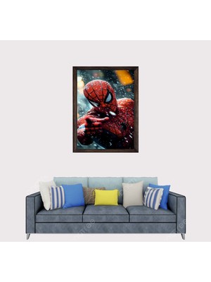 Lioncraft Marvel Spiderman 7 Çerçeveli Duvar Tablosu 40X60 cm