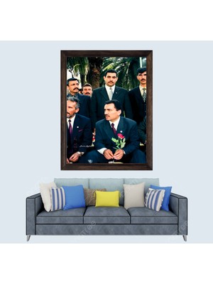 Lioncraft Muhsin Yazıcıoğlu 3 Çerçeveli Duvar Tablosu 50X70 cm