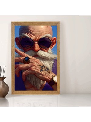 Lioncraft Tablo, Wallpaper, Duvar Tablosu, Çerçeveli Cam Tablo 50X70CM