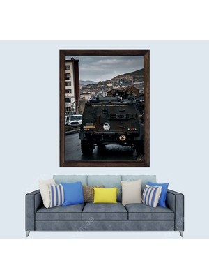 Lioncraft Polis Özel Harekat Çerçeveli Duvar Tablosu 50X70 cm