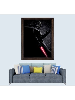 Lioncraft Star Wars Darth Vader Çerçeveli Duvar Tablosu 40X60 cm