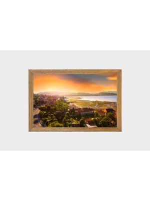Lioncraft Doğa Manzaralı Tablo, Çerçeveli Cam Tablo 50X70 cm