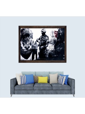 Lioncraft Türkçü, Polis Özel Harekat, Pöh, Çerçeveli Cam Duvar Tablosu 50X70 cm Sp1