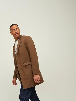 Jack & Jones Erkekler için Jjchuck Coat Renkli Mont S - M Beden ile Modern ve Konforlu Tasarım
