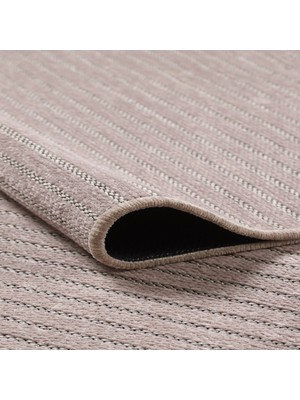 Oreyra Bej Şönil Kaymaz Pamuk Taban Makinede Yıkanabilir Modern Salon Koridor Hol Oturma Çocuk Mutfak Halı / Kilim / Yolluk