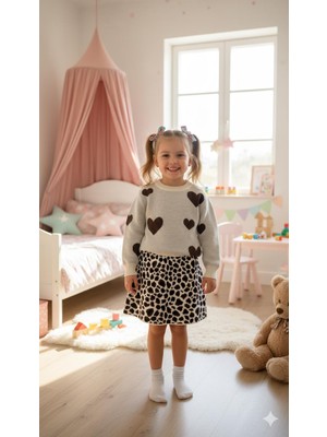 Triko Kız Takımı Alt Üst Set Full Likrali Kaliteli Mevsimlik ve Kışlık Giyilir