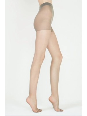 Penti  Gümüş Gri. Fit. Parlak. Renk  No 17.  15 Den. Ince. Burnu  ve  Külodu  Dayanıklı ,  Külotluçorap.