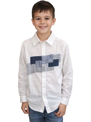 Ugly Duck 9-14 Yaş Arası Müslin Gömlek - Beyaz