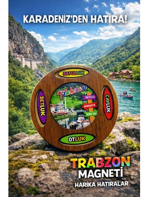 Seymen Bıçakçılık Karadeniz Hatırası Magnet | Karadeniz Figürlü Buzdolabı Magneti | 1 Adet