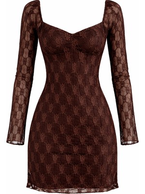 Novair Dantelli Mini Elbise