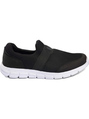 Modayak Velikundura Black&sea 527 Siyah&beyaz Anorak Bantlı  Bez Comfort Günlük Ayakkabı