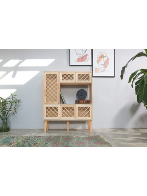 FURU Tsal | Çam Depolama Ünitesi Doğal Ahşap