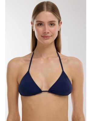 Eros Üçgen Ipli Bikini Üst 821-LACİVERT