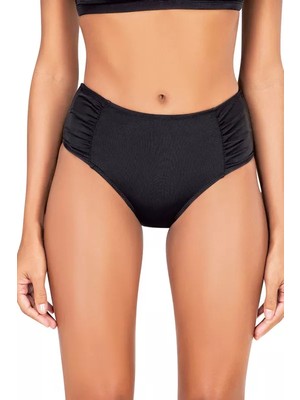 Louren Yanı Büzgülü Tek Alt Bikini