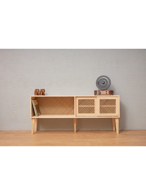 FURU Suksess | Çam Plak Depolama Ünitesi Doğal Ahşap