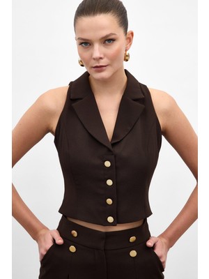 Sateen Kadın Eva Yelek 2101-6062