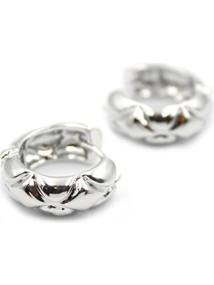 Najmaddin Halka Küpe - Gümüş