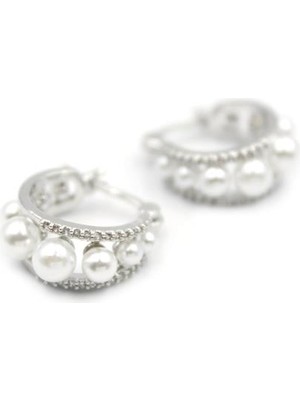 Najmaddin Inci Halka Küpe - Gümüş