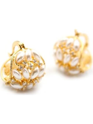 Najmaddin Inci Halka Küpe - Altın