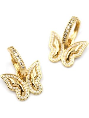 Najmaddin Kelebek Küpe - Altın