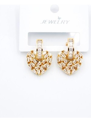 Najmaddin Kalp Küpe - Altın