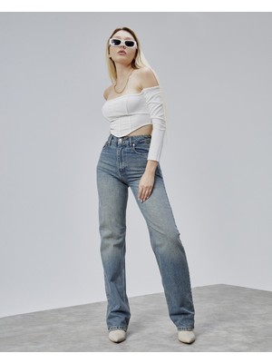 Bejna Kadın Straight Fit Jean