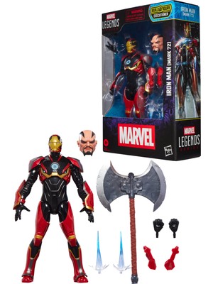 Marvel Legends Iron Man (Mark 72), Iron Man Comics Aksiyon Figürü (Executioner Baf)
