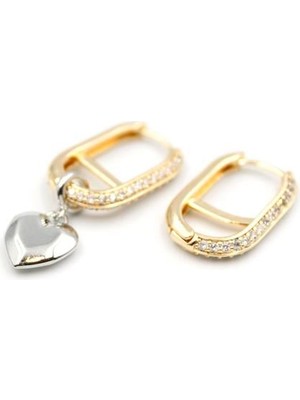 Najmaddin Kalp Sallantılı Küpe - Altın