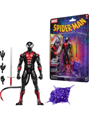 Marvel Legends Uncanny Spider-Man (Nightcrawler), Retro Cardback Comics Aksiyon Figürü