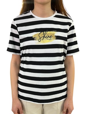 Kinetix Kınetıx 5m Wl Clıff 11BT205 5fx Sıyah Kadın Kkol T-Shırt