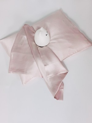 ICON SILK %100 Saf Ipek Bebek Yastık Kılıfı (Pembe)