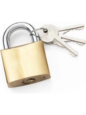 Güvenli Sepet Sarı Asma Kilit 32 mm