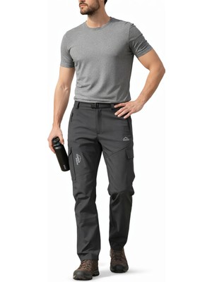 SINWEAR Erkek Kışlık Içi Polar Su Itici Rüzgar Geçirmez Outdoor Softshell Pantolon