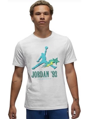Nike Jordan Graphic Ss Crew Beyaz Erkek T-Shirt DV1431-100