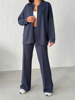 Bejna Kadın Yumuşak Modal Dokulu Oversize Alt-Üst Takım