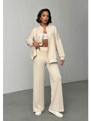 Bejna Kadın Yumuşak Modal Dokulu Oversize Alt-Üst Takım