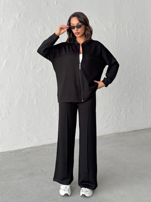 Bejna Kadın Yumuşak Modal Dokulu Oversize Alt-Üst Takım