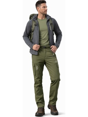 SINWEAR Erkek Kışlık Içi Polar Su Itici Rüzgar Geçirmez Outdoor Softshell Pantolon