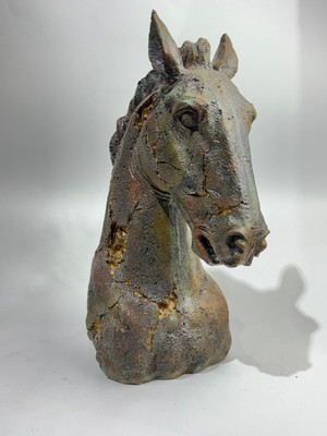 Gemsartdeco Dekorasyon Yaralı At Heykeli