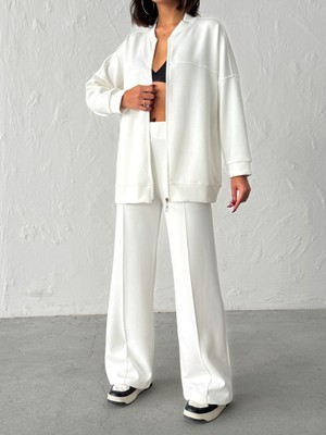 Bejna Kadın Yumuşak Modal Dokulu Oversize Alt-Üst Takım