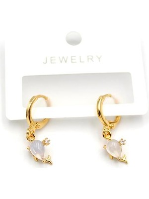 Najmaddin Balina Küpe - Altın