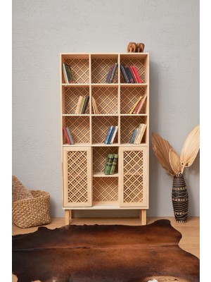 FURU Leser | Çam Ağacı Kitaplık Ünitesi