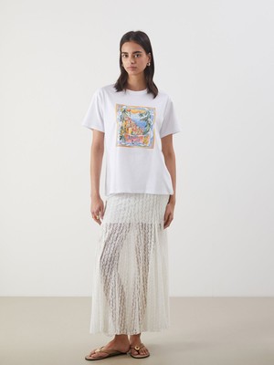 Lc Waikiki Yeni Sezon Beli Lastikli Dantelli Kloş Etek