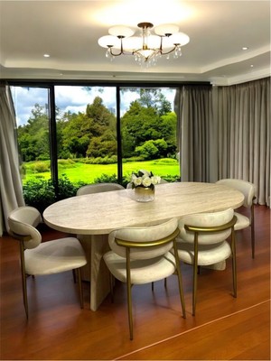 Sezbil Metal Iskandinav Masa ve Sandalye Takımı