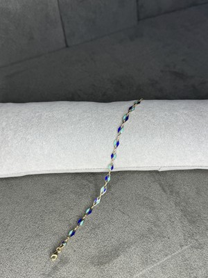 14 Ayar Mineli Altın Bileklik