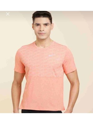Nike Dri-Fit Running Division Açık Turuncu Erkek Spor T-Shirt DR8762-814