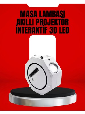 Marsilyan Taşınabilir 360° Ayarlanabilir Gökyüzü Projeksiyon Lambası