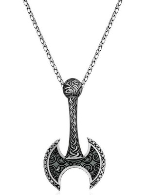 Bazarhane Gümüş Balta Kolye