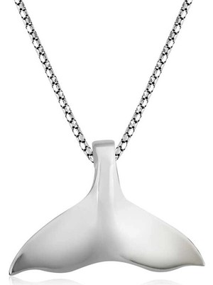 Bazarhane Gümüş Balık Kuyruğu Kolye