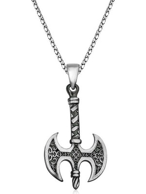 Bazarhane Gümüş Balta Kolye